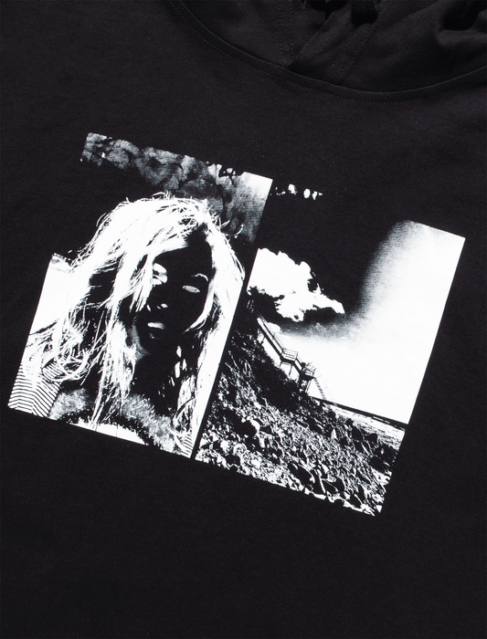 DOUBLE IMAGE HOODED TEE - A Ma Maniere