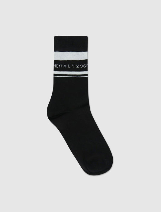 STRIPE LOGO SOCKS - A Ma Maniere
