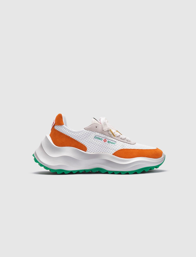 ATLANTIS SNEAKER "WHITE/ CLAY ORANGE"