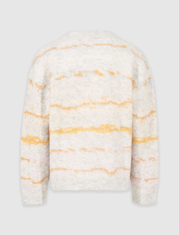 MOHAIR JACQUARD CARDIGAN