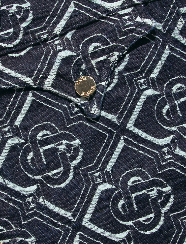 MONOGRAM DENIM JACKET