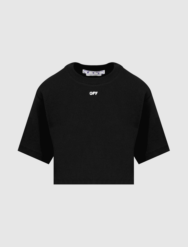 WOMEN'S RIB CROPPED TEE