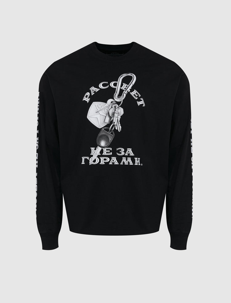 PRINTED LONG SLEEVE TEE