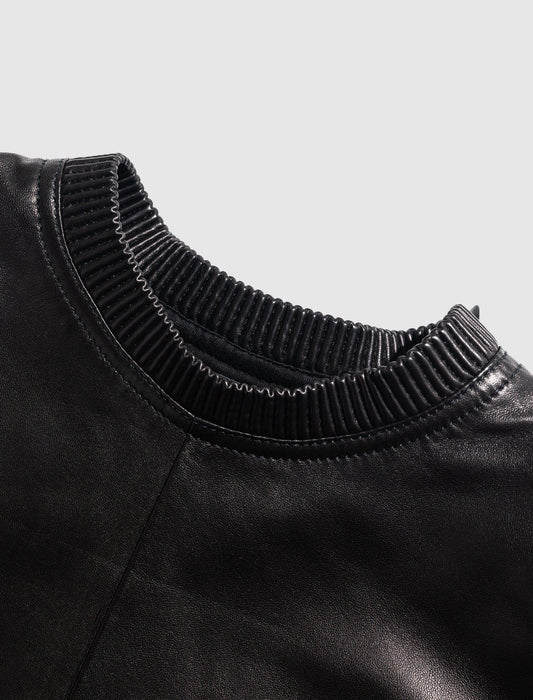 WOMEN'S LEATHER T-SHIRT - A Ma Maniere