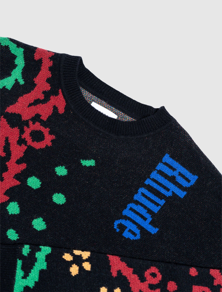 BANDANA KNIT CREWNECK