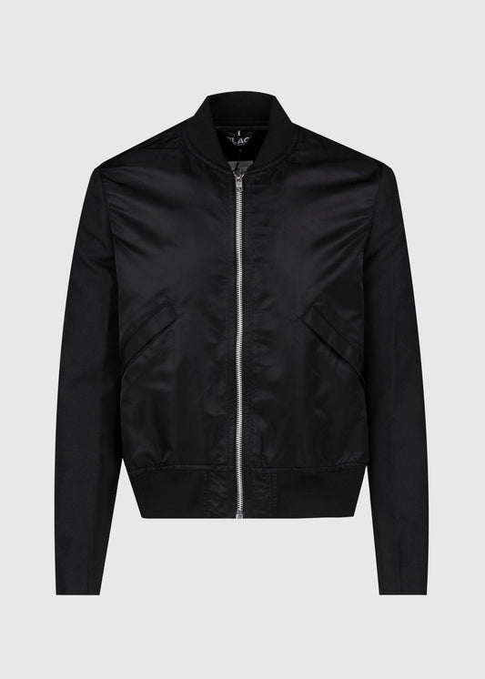 COMME DES GARCONS BLACK: BOMBER JACKET [BLACK] - A Ma Maniere