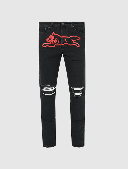 RUNNING DOG JEAN BLK