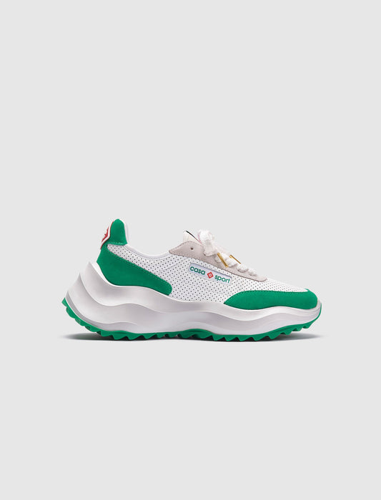 ATLANTIS SNEAKER "WHITE/ GREEN"
