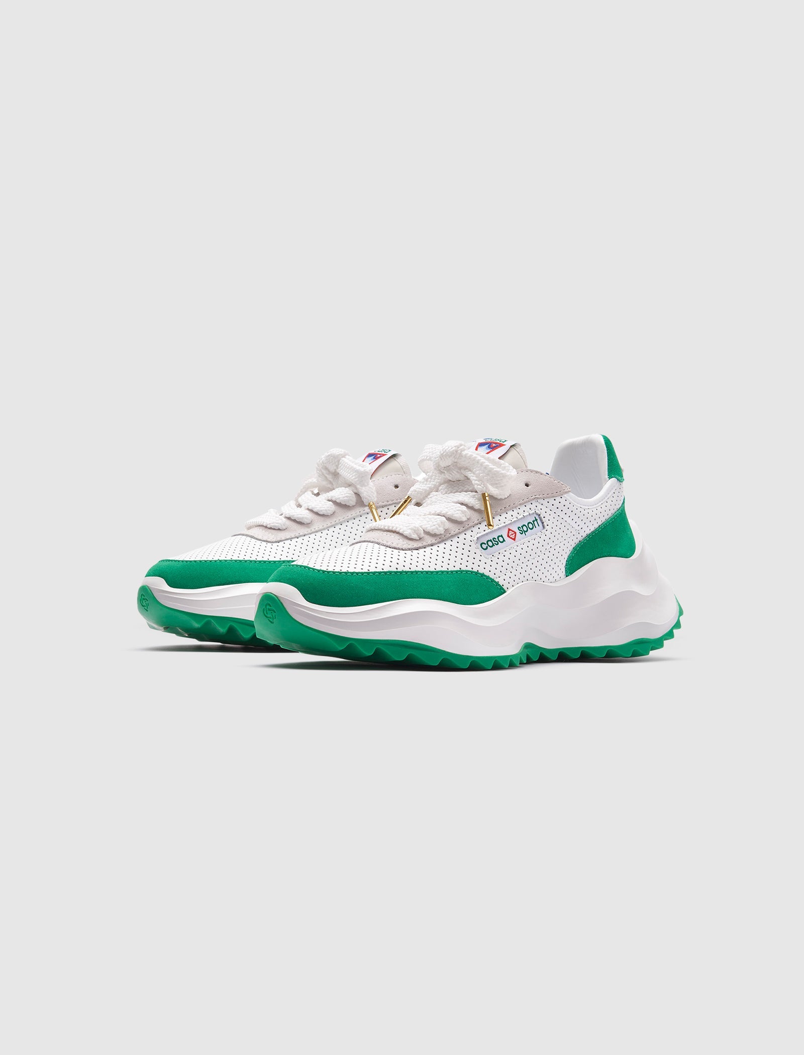 ATLANTIS SNEAKER "WHITE/ GREEN"
