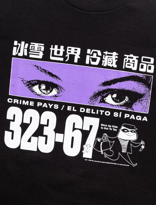 CRIME PAYS T-SHIRT