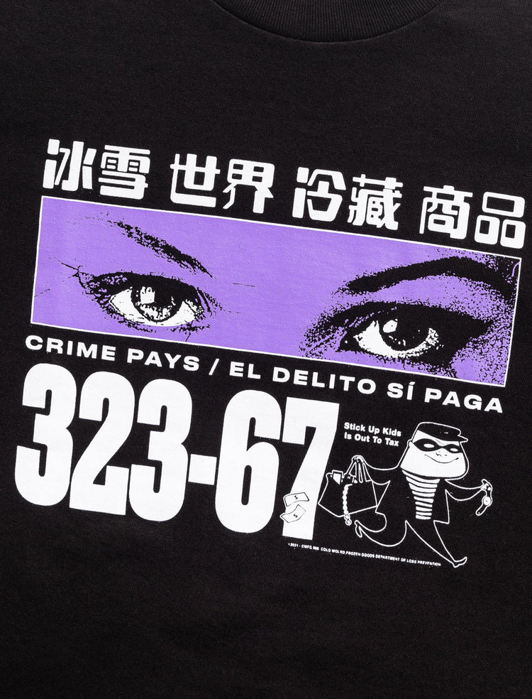 CRIME PAYS T-SHIRT