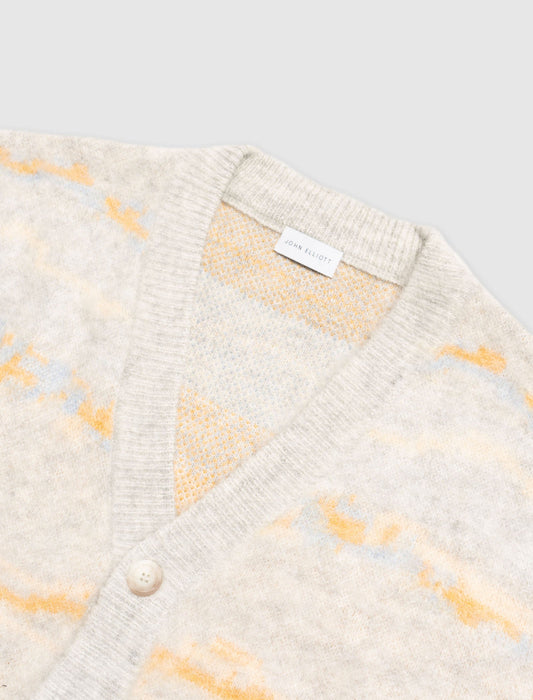 MOHAIR JACQUARD CARDIGAN