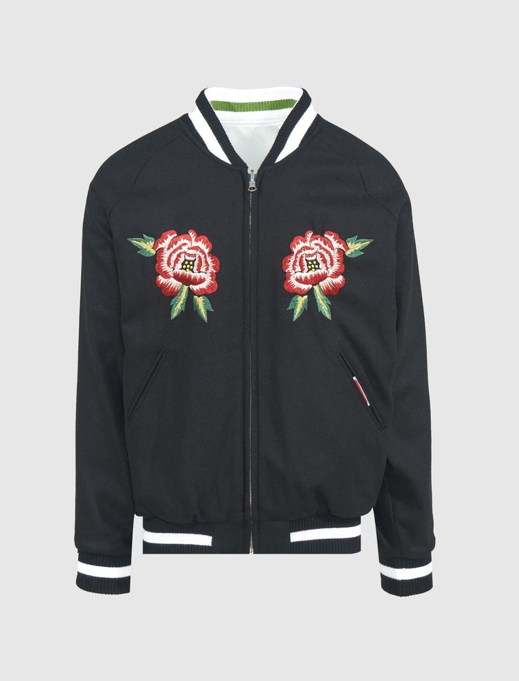 REVERSIBLE BOMBER JACKET
