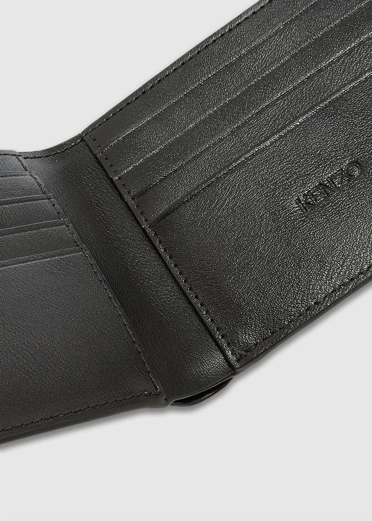 KENZO: FOLDED WALLET [BLACK] - a-ma-maniere