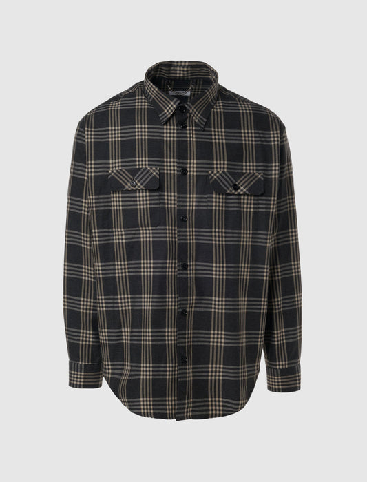 LOGO FLANNEL SHIRT
