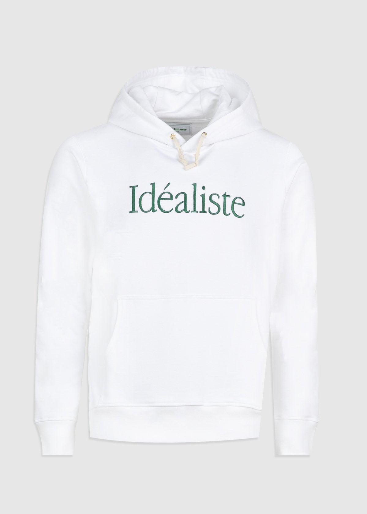 CASABLANCA: IDEALISTE HOODIE [WHITE] - A Ma Maniere