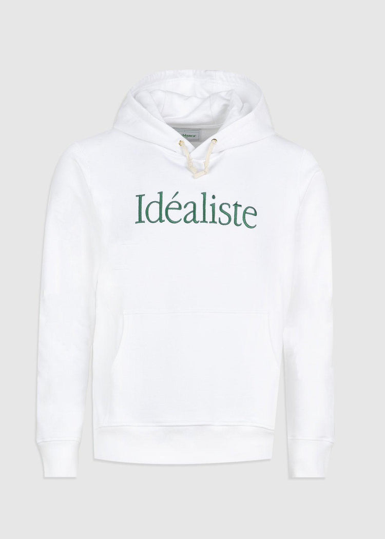CASABLANCA: IDEALISTE HOODIE [WHITE] - A Ma Maniere