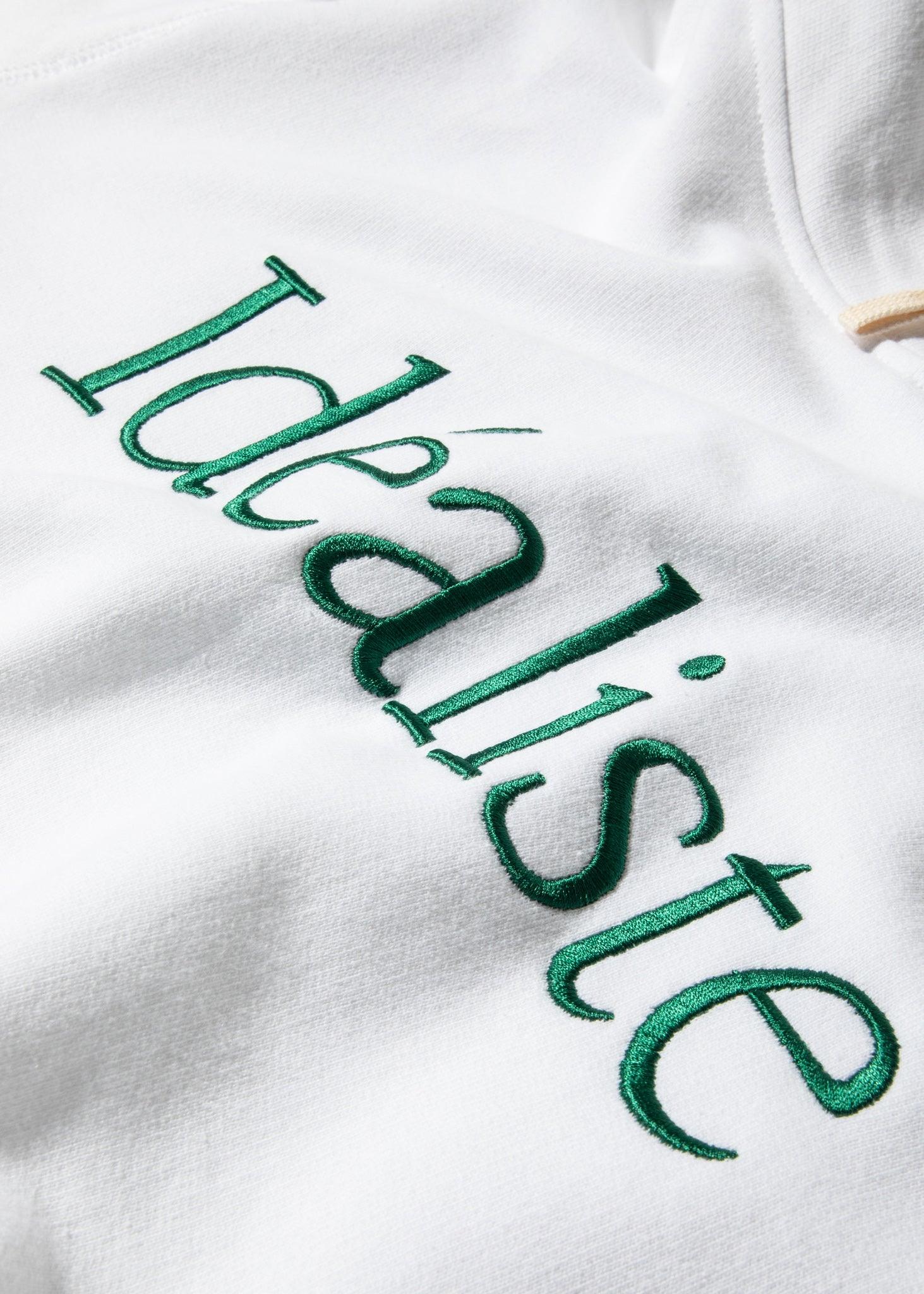 CASABLANCA: IDEALISTE HOODIE [WHITE] - A Ma Maniere