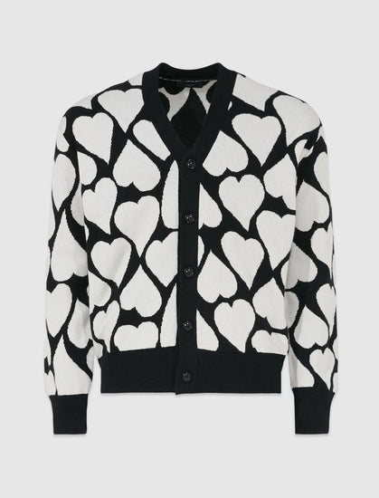 HEARTS CARDIGAN - A Ma Maniere