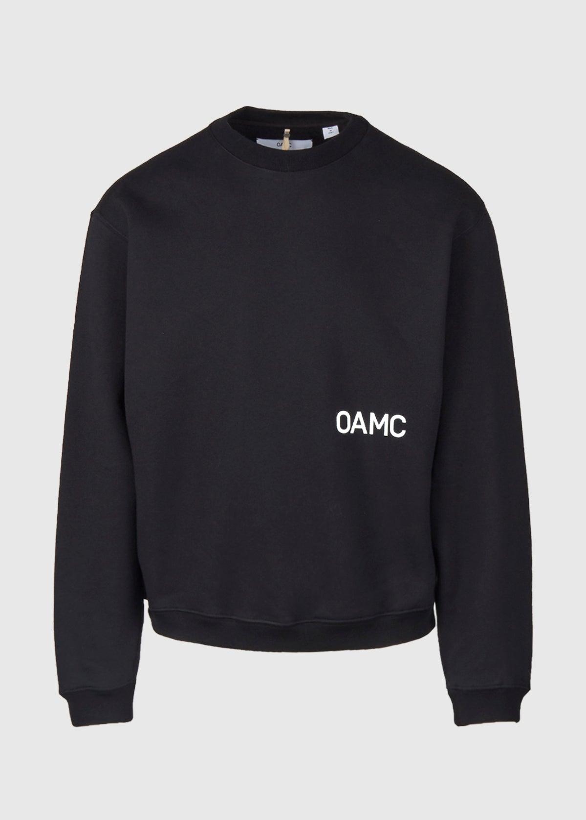 OAMC: NOISE CREWNECK [BLACK] - a-ma-maniere