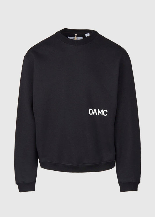 OAMC: NOISE CREWNECK [BLACK] - a-ma-maniere