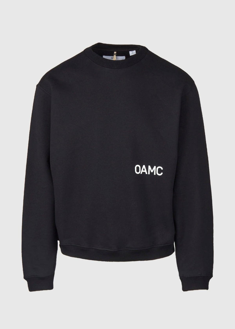 OAMC: NOISE CREWNECK [BLACK] - a-ma-maniere
