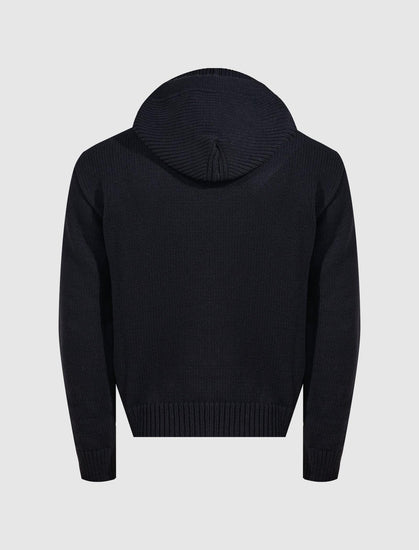 3D ARROW CHUNKY KNIT HOODIE - A Ma Maniere
