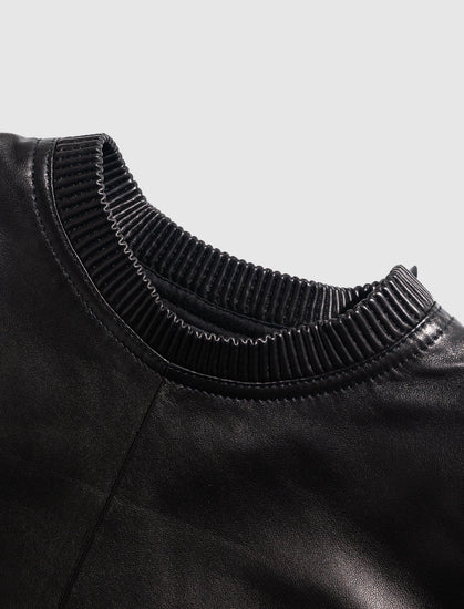 WOMEN'S LEATHER T-SHIRT - A Ma Maniere