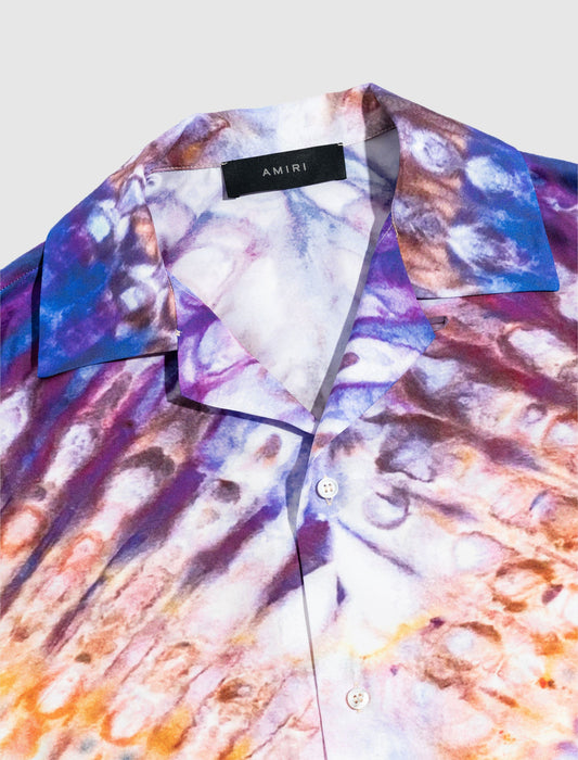 TIE DYE BOWLING SHIRT