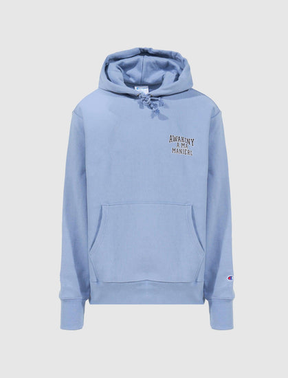 AWAKE NY REVERSIBLE WEAVE PULLOVER HOODIE - A Ma Maniere