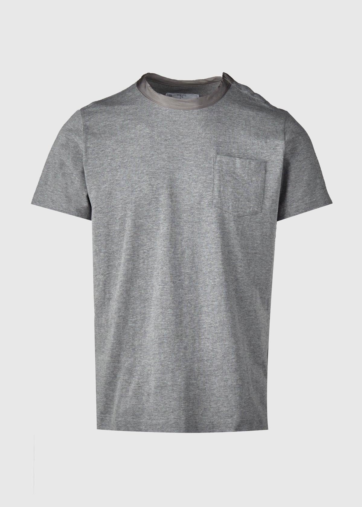 SACAI: COTTON TEE [GREY] - a-ma-maniere