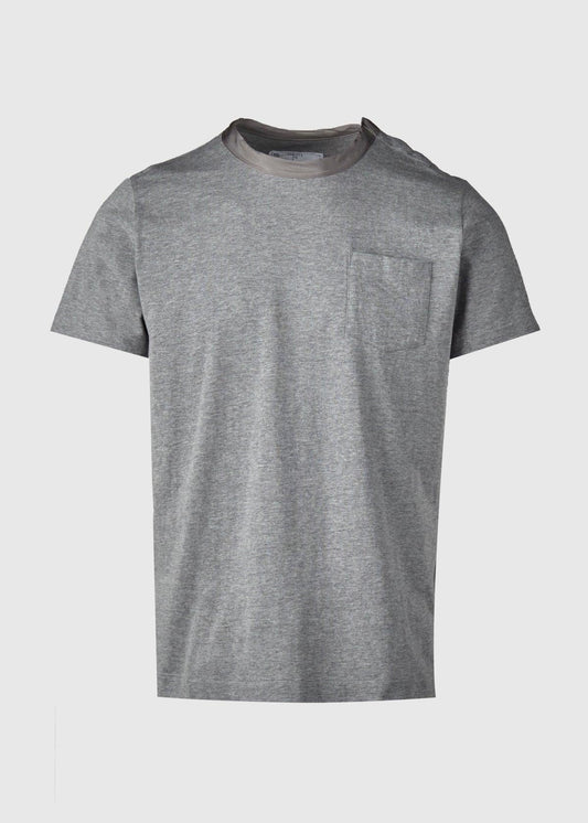 SACAI: COTTON TEE [GREY] - a-ma-maniere