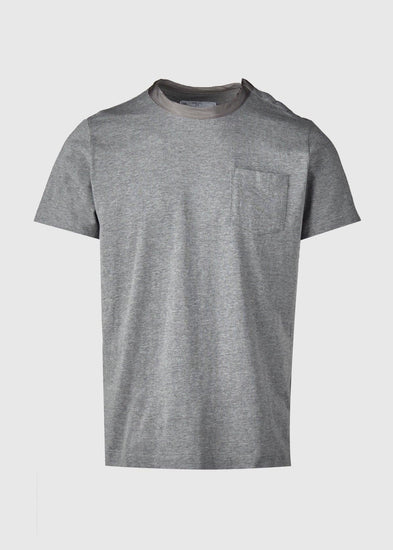 SACAI: COTTON TEE [GREY] - a-ma-maniere