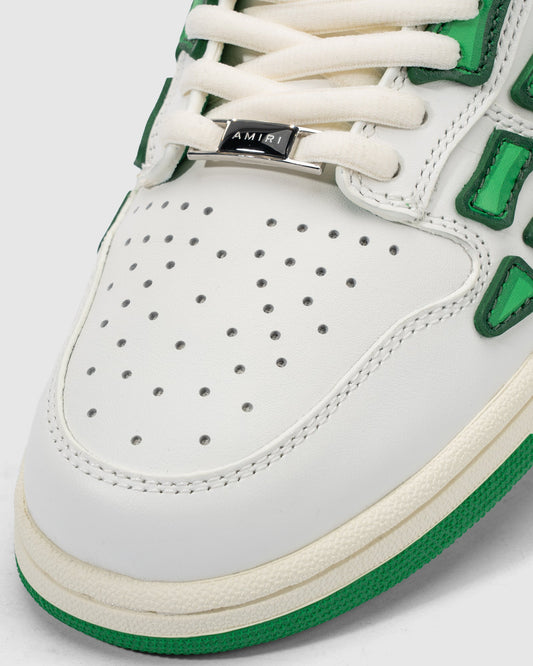 CHUNKY SKEL TOP LOW "WHITE/ GREEN"