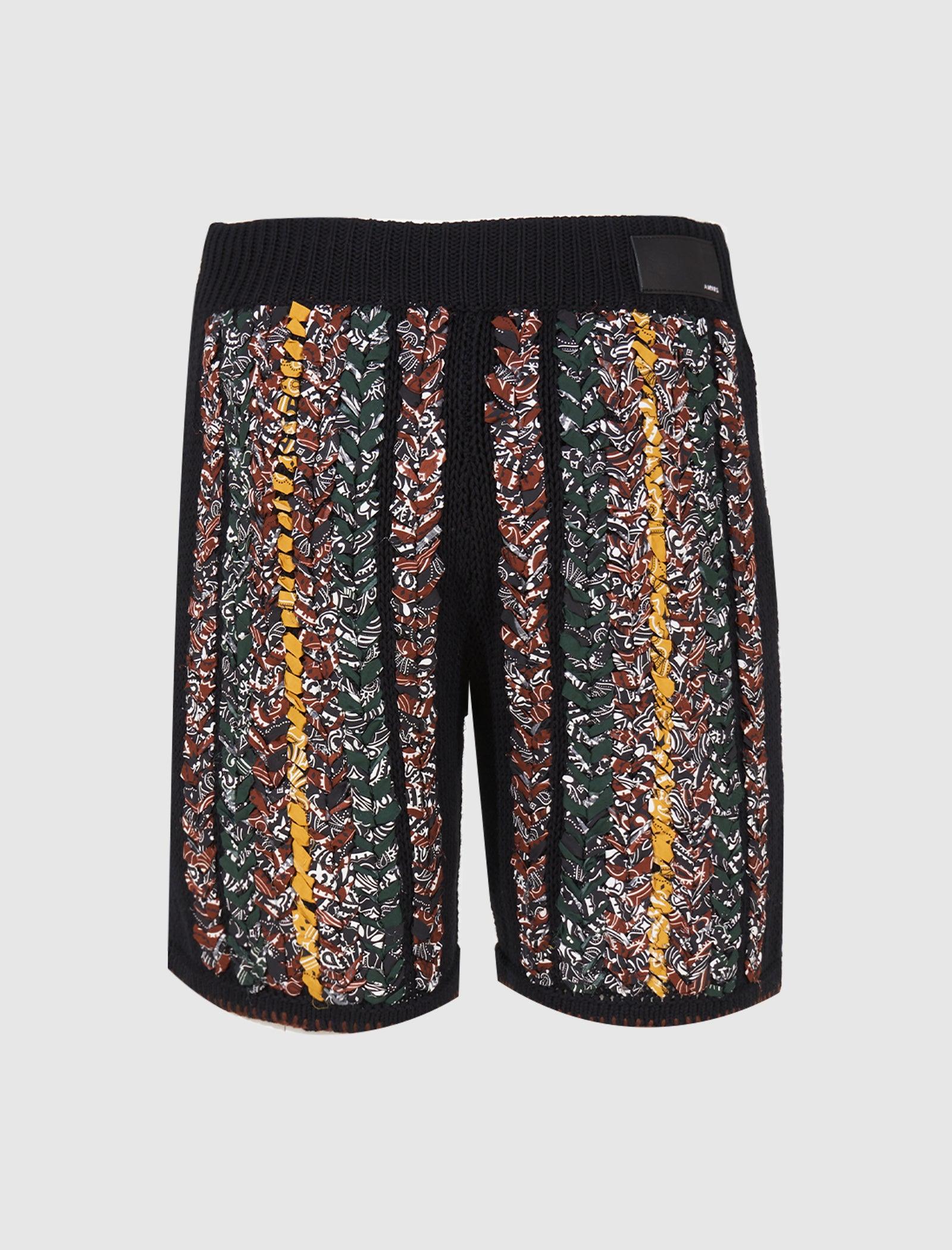 BRAIDED BANDANA SHORTS - A Ma Maniere