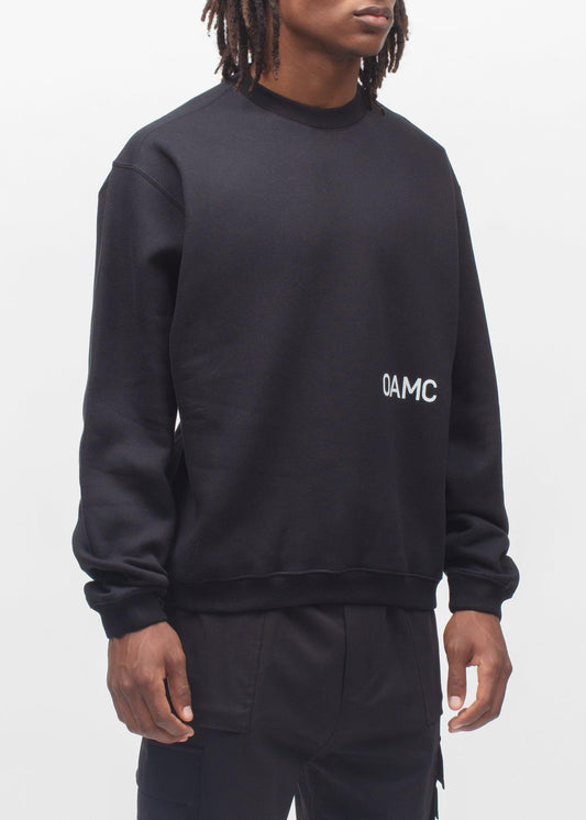 OAMC: NOISE CREWNECK [BLACK] - a-ma-maniere
