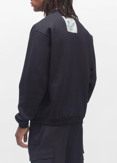 OAMC: NOISE CREWNECK [BLACK] - a-ma-maniere