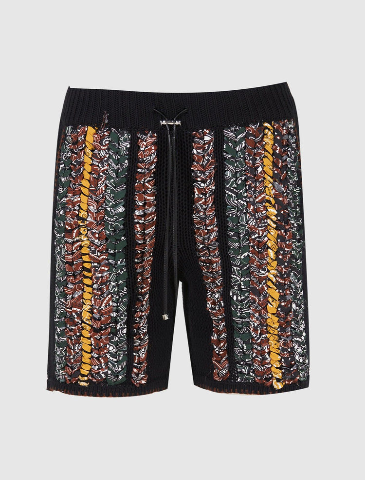 BRAIDED BANDANA SHORTS - A Ma Maniere